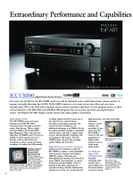 Yamaha RXV-3000 - Brochure 